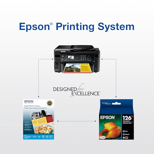Epson C13T126120 Cartouche d'encre Noir : constance et finesse des pigments
