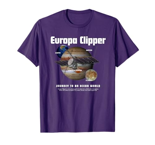 Europa Clipper Space Program Retro 2024 T-Shirt