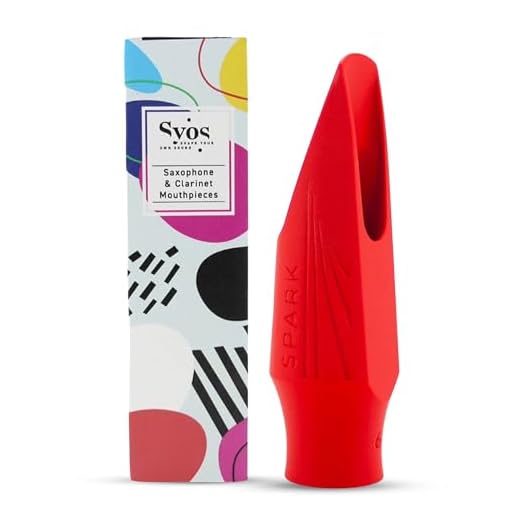 SYOS Tenor Saxophone Mouthpiece Spark Tip 7 Bright Tone Funk & Rock