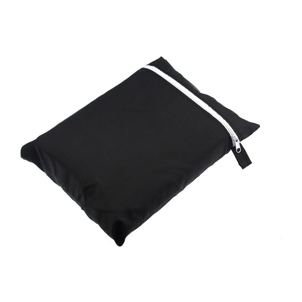TopHomer Housse universelle pour clapier à lapin, 121,9 cm, durable, tissu Oxford 210D, coupe-vent, imperméable, thermique, noir