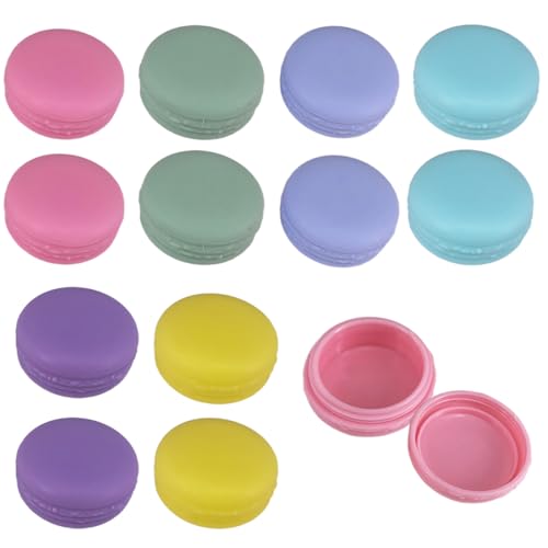 VEOIRXU 12 Piezas Linda Caja para Joyas Juego de Mini Cajas de Almacenamiento Cajita de Joyería para Viaje Bolsa de Cosméticos Portátil para Niñas Caja de Cosaspara Guardar (6 Colores)