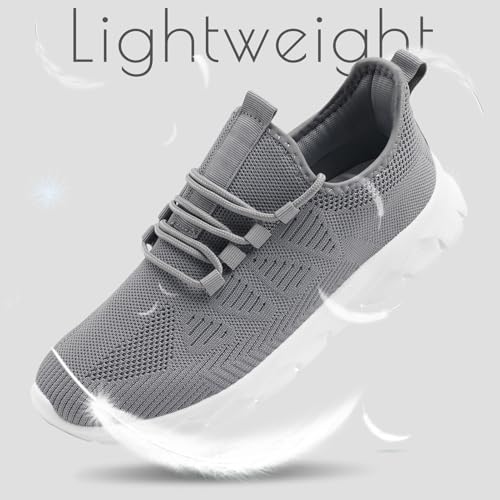 Image of ZGPWZWL Mens Running Shoes Fashion Sneakers for Walking Tennis Gym Shoes Slip On Lightweight and Comfortable