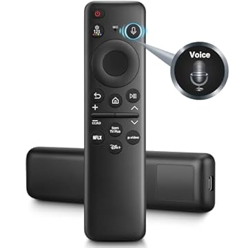 Controle remoto de voz recarregável para Samsung OLED Neo QLED Crystal UHD Frame CU8000 DU8000 Q60C/D Q70C/D Q80C/D QN85C/D QN90C 4K 8K Smart TV, substituição universal para controle remoto solar