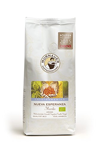Murnauer Kaffeerösterei NUEVA ESPERANZA - Kaffeebohnen aus Mexiko - Premium Kaffee - von Hand frisch & schonend geröstet - Espresso und Filterkaffee - 1000g ganze Bohnen