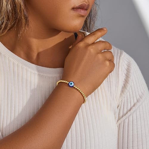 Gold Jesus Cross Bracelets for Women Trendy, 14K Dainty Gold Plated Religious Bracelets for Women Bulk, Christian Baptism Gifts for Women Mom Her3