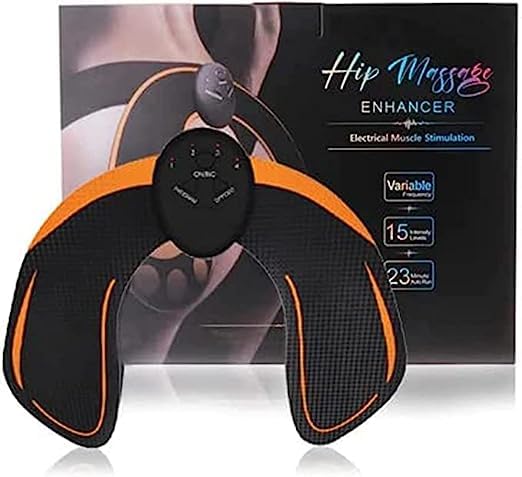 Hip Trainer, Cubicbee Butt Lift Machine, 2023 New 6 Modes for Exercise U-Shape Hip Massage Enhancer. Portable Hip Massager Trainer, Buttocks Trainer for Women Men