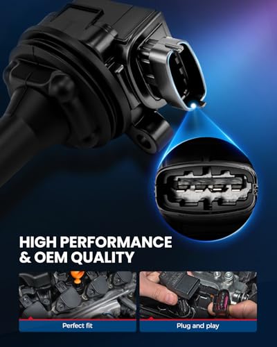 Image of KAX 5 Ignition Coils & 5 Spark Plugs Set for V70, XC90, XC70, S80, S70, S60