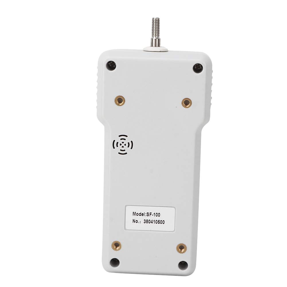 Digitales Kraftmessgerät SF-100 Tragbares Druck- und Zugmessgerät Digitales Kraftmessgerät 100N 100-240V, Einheitenanzeige: Lb, Kg, N(EU plug)