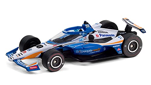 INDYCAR Greenlight 10884 Takuma Sato, 2020 Rahal Letterman Lanigan Racing #30 / PeopleReady / 2020 Indianapolis 500 Champion 1:64 Scale