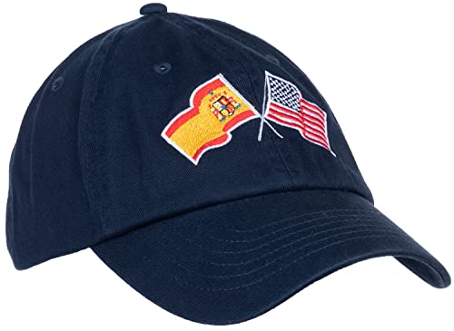Image of Ann Arbor T-shirt Co. American Friendship Nations Flag Baseball Low Profile Dad Hat for Men Women