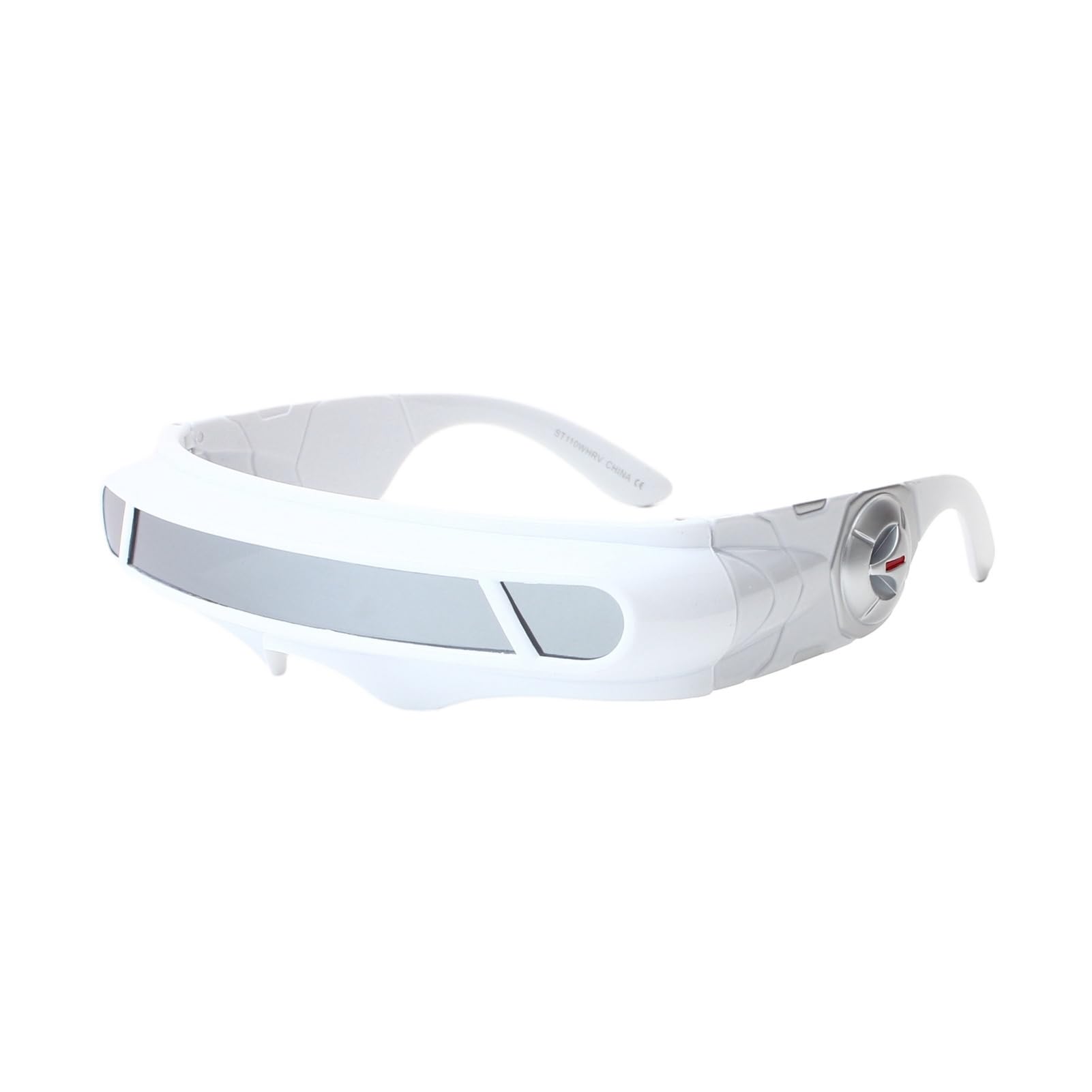 matumou Futuristic Cyberpunk Sunglasses, UV400 Sunglasses, Irregular Shape Punk Shades for Beach Party Outdoor Sports