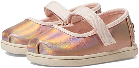 TOMS Girls Mary Jane Flat, Rose Gold Metallic, 9 Toddler | Image 3