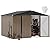 DWVO 10'x8' Large Metal Outdoor Storage Shed, Heavy Duty Tool Storage Sheds for Backyard Patio Lawn - Ideal for Bicycles, Garden Tools, and Lawn Equipment, Easy-to-Assemble, Brown