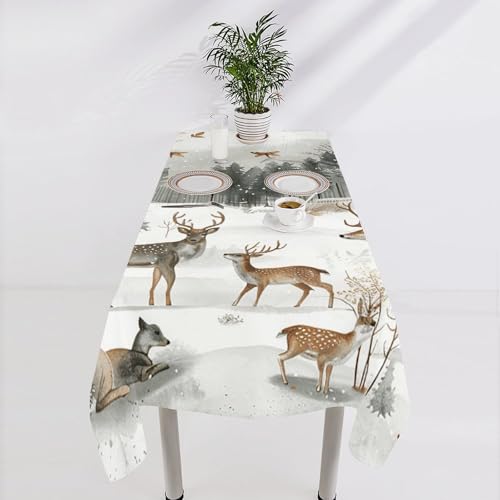 Nappe rectangulaire motif animaux pour décoration de table de cuisine conviviale - 5