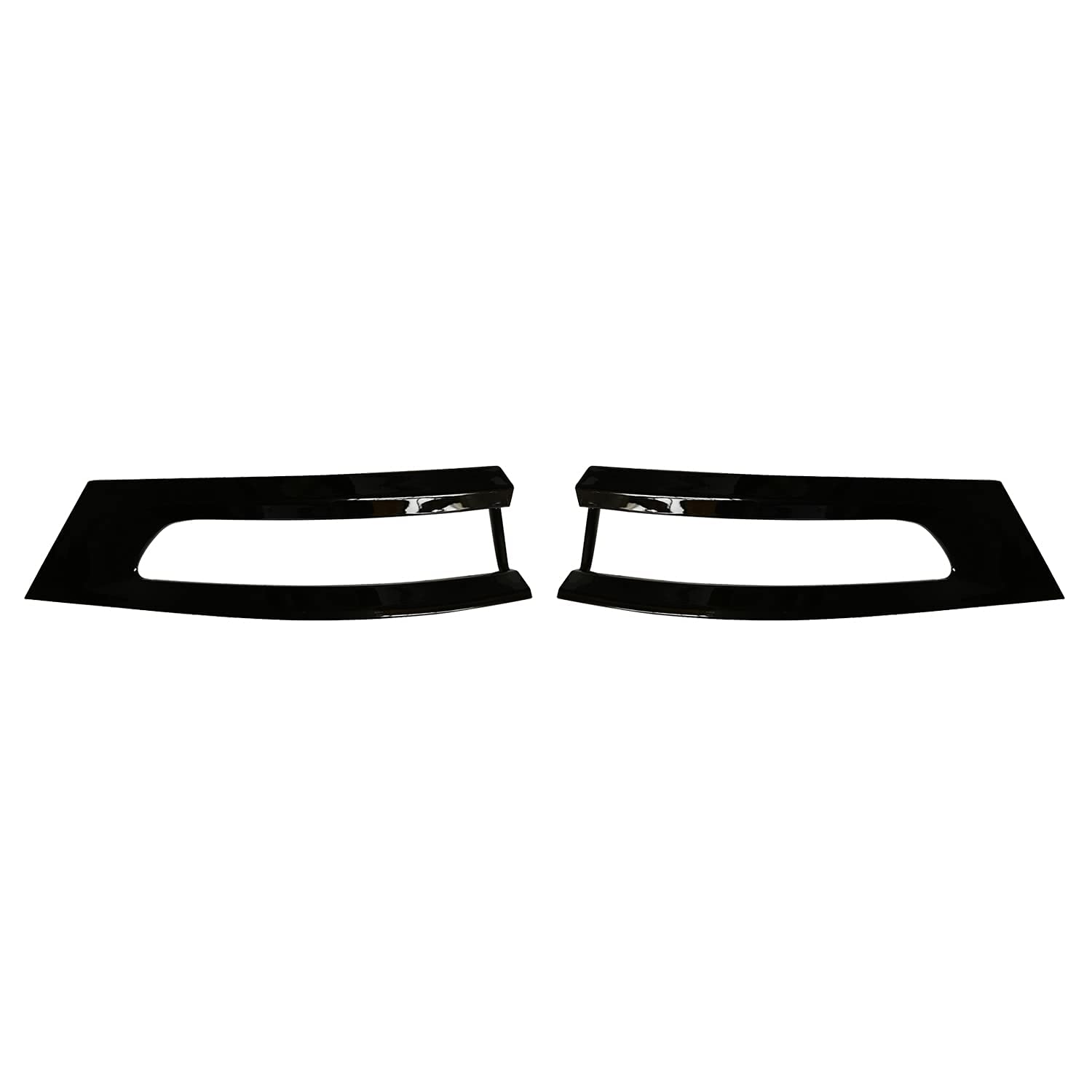 Kompatibel mit 2014-2021 Jeep Grand Cherokee Rücklicht-Zierblenden-Kit-Abdeckung, glänzend schwarz