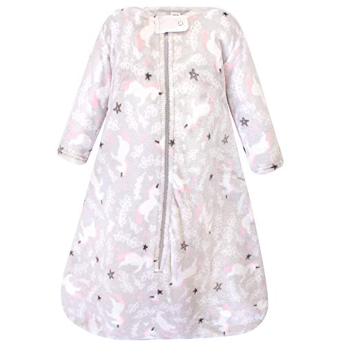 Hudson Baby Unisex Baby Plush Sleeping Bag, Sack, Blanket, Whimsical Unicorn, 6-12 Months