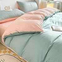 Amazon｜[tqqem] 布団カバー セミダブル 4点セット イエロー