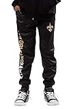 Ultra Game NFL New Orleans Saints Youth High Performance Moisture Wicking Fleece Jogger Sweatpants,...
