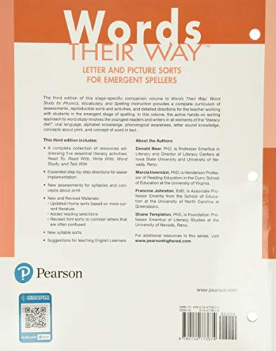 Words Their Way Letter and Picture Sorts for Emergent Spellers - Image 2