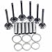 D1105 Overhaul Rebuild Kit Compatible with Kubota D1105 Engine KX41 KX36-2 KX41-2 U25S Excavator F2400 F2560E F2880 F2680E B1750D B1750E Tractor Replacement Parts