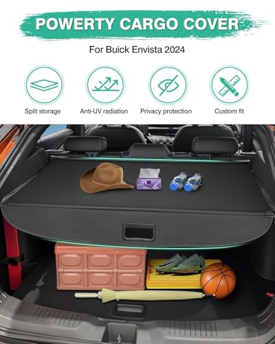 Image of Powerty Cargo Cover for 2024 Buick Envista Accessories, Canvas
