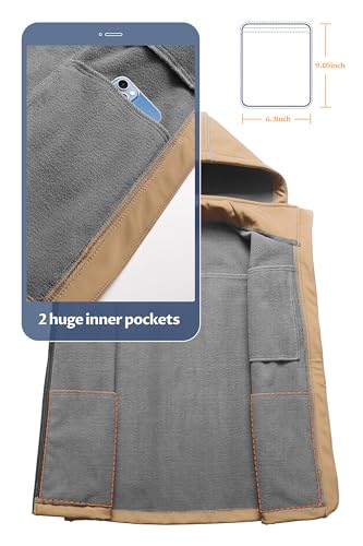 Image of CREATMO US Women's Lightweight Softshell Vest Outerwear Windbreaker Sleeveless Jacket With Removable Hood