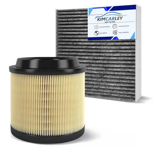Image of 1Pcs Cabin Air Filter & 1Pcs Engine Air Filter Accessories Compatible with Ford Bronco 2026 2025 2024 2023 2022 2021 2.3L 2.7L Engine Cabin Air Filter Automotive Replacement for CF12772&MB3G-9601AA