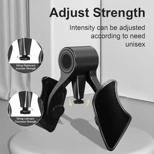 Image of Floor Muscle Trainer Exerciser Bladder Control Device with 360 Rotating Baffle Hip Trainer Correction Thigh Master Muscle Fitness Equipment Pelvic Floor Exerciser Device Home Office Fitness