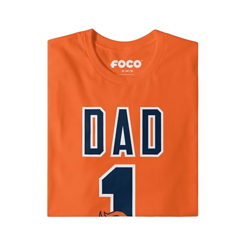 Image of FOCO NFL Mens NFL Team Logo Tee Shirt #1 Dad T-Shirt