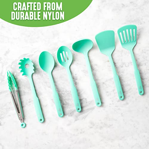 image for GreenLife Cooking Tools and Utensils, 7 Piece Nylon Set including Spat