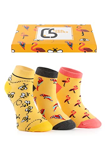 CREA SOCKS Chaussettes avec animaux, chaussettes amusantes, chaussettes pour homme, chaussettes pour femme., CS_Patik_Pfa_M, L Cover