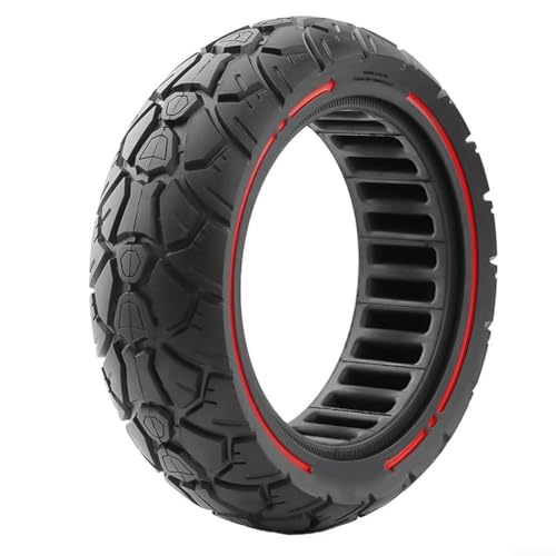 For Electric Scooter Solid Tire 10x2 7 2 75, Rubber Construction with 53 5 Card Slot, Size 255 70 70/65 6 5, Designed for Off Road Use and Puncture Resistance