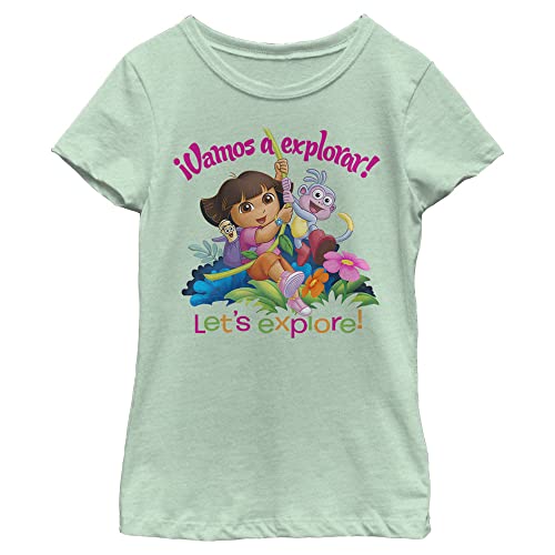 T-shirt Dora l'exploratrice manches courtes idéal pour l'école et le parc