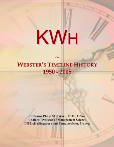 KWh: Webster's Timeline History, 1950 - 2005