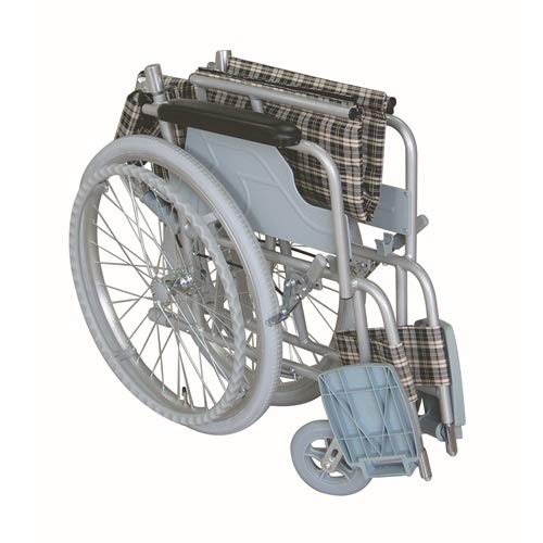 Amazon | 【非課税】幸和製作所 ハンドブレーキ付きアルミ製車いす(背