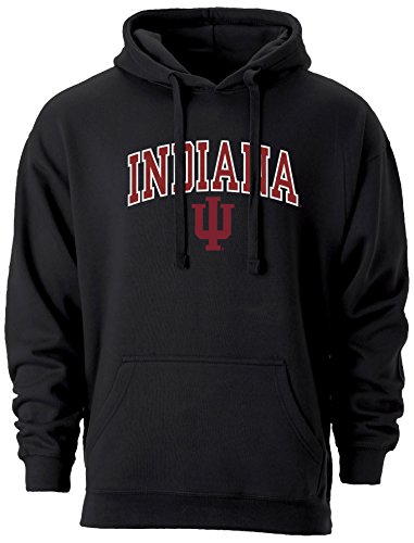 NCAA Indiana Hoosiers Adult Men Benchmark Hood, 2X, Black NCAA Indiana Hoosiers Adult Men Benchmark Hood, 2X, Black
