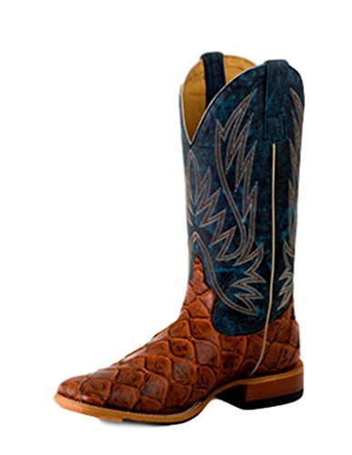 Horse Power Men's Cognac Filet of Fish Western Boot Cognac 10 EE US