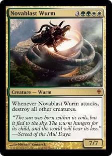 Amazon.com: Magic: the Gathering - Novablast Wurm