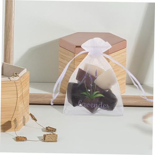 20 bolsas de malla con cincho para lavanda y especias miniatura 5