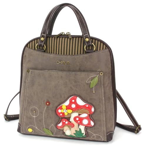 Image of CHALA Convertible Backpack Purse - Women Convertible Shoulder Purse with Adjustable Strap