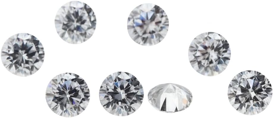 3 mm Natural Certified Diamonds – Round Cut Loose Stones (Set of 10) | VVS1 Clarity, D Color, IF Grade | Real Gemstones for Fine Jewelry, Rings
