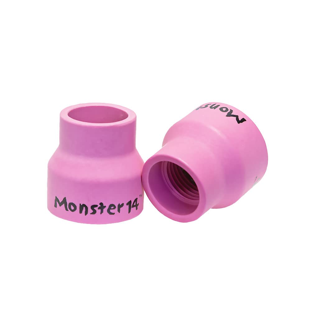 Monster #14 - Boquilla de gas de cerámica para soplete de soldadura, orificio de 7/8 pulgadas x 1 pulgada de largo, paquete de 2