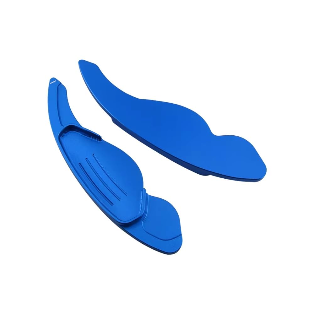 KJBVCEVUD Steering Wheel Paddle Compatible with Jaguar for F-PACE F-Type X760 X250 X260 X761 X351 XF XE XJ Steering Wheel Shifter Extend(Blue)