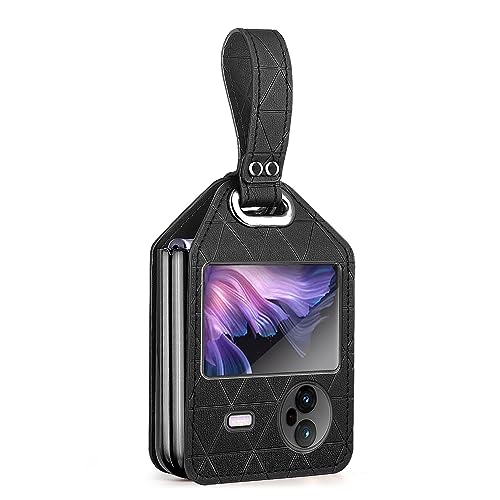 Protection Vivo X Flip en cuir noir idéale pour vos trajets