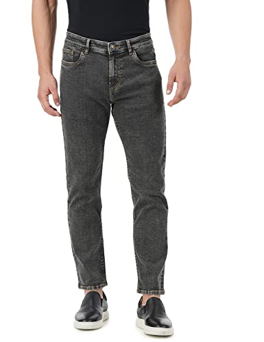 Image of INKD Men's Stretchable Regular Fit Contrast Stitch Jeans