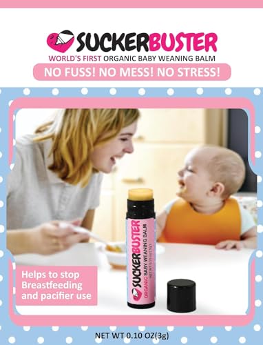 Image of Baby Breastfeeding Weaning Balm Stick - 10oz, Organic Nipple Cream in Balm Stick - Postpartum Essentials, Stop Breastfeeding Essentials