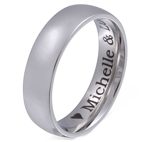 Juwelier Schönschmied - Herren Freundschaftsring Partnerring Hochzeitsring Brilliant Edelstahl 56 (17.8) 125Hac