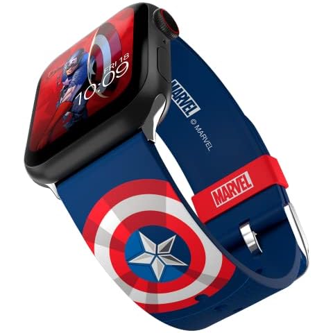 MARVEL - Captain America Insignia Correa de reloj Smartwatch Cover