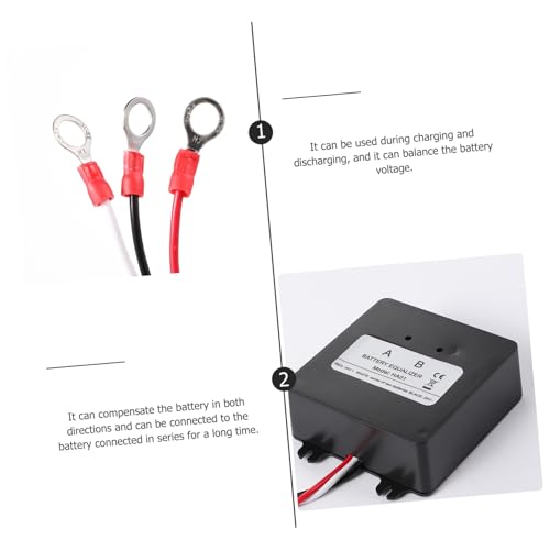 Módulo ecualizador de batería 12 V y 24 V, estabilizador de voltaje, equilibrador automático con protección contra sobrecarga y sobredescarga para aplicaciones automotrices y marinas miniatura 7