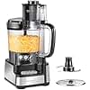 Hamilton Beach Stack & Snap Food Processor and Vegetable Chopper, BPA Free, Stainless Steel Blades, 12 Cup Bowl, 2-Speed 450 Watt Motor, Black (70725A)
